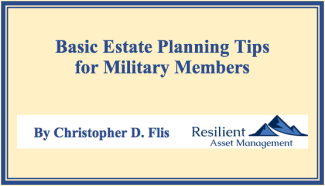 Basic Estate Planning Tips for Military Members