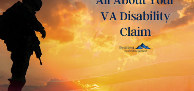 All about your VA disability claim - soldier in front of sunset
